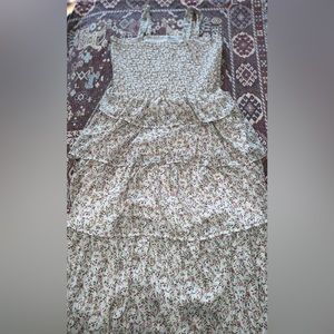 Floral tiered dress